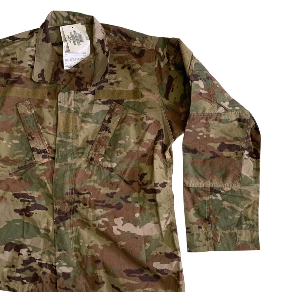 Army Combat Uniform Coat Men's Size M Reg Full Zip Blouse Shirt Coat Brand New - Picture 13 of 16